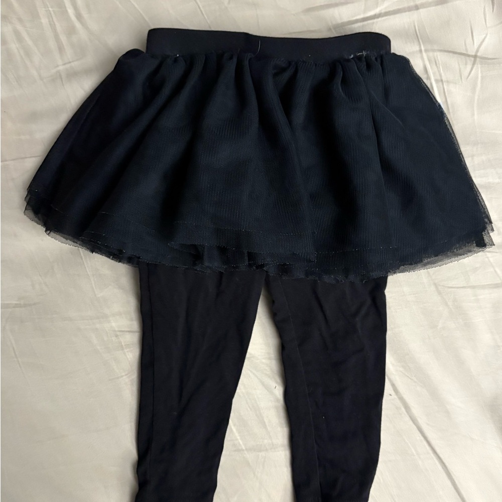 Little Sleepies Black Tutu Skirt Leggings